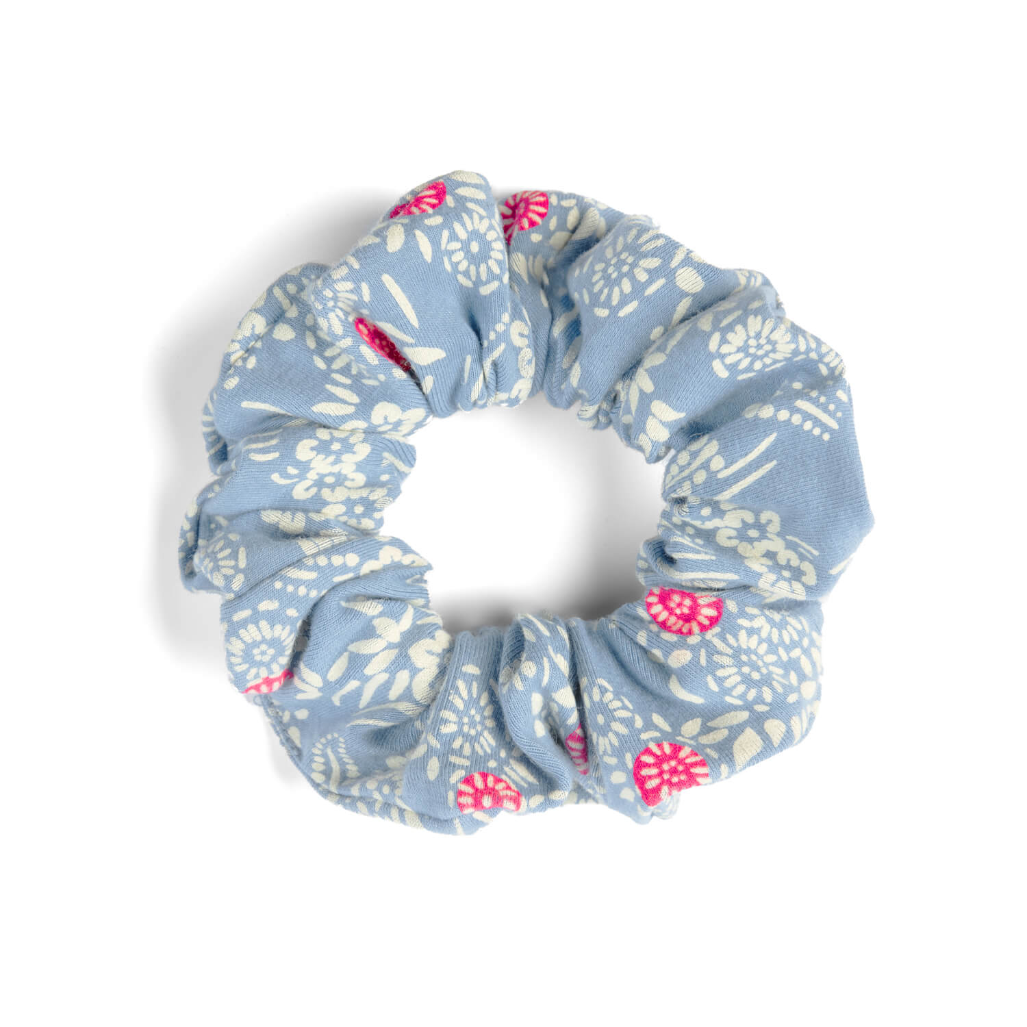 Organic Cotton Hair Scrunchie: Cherry Blossom