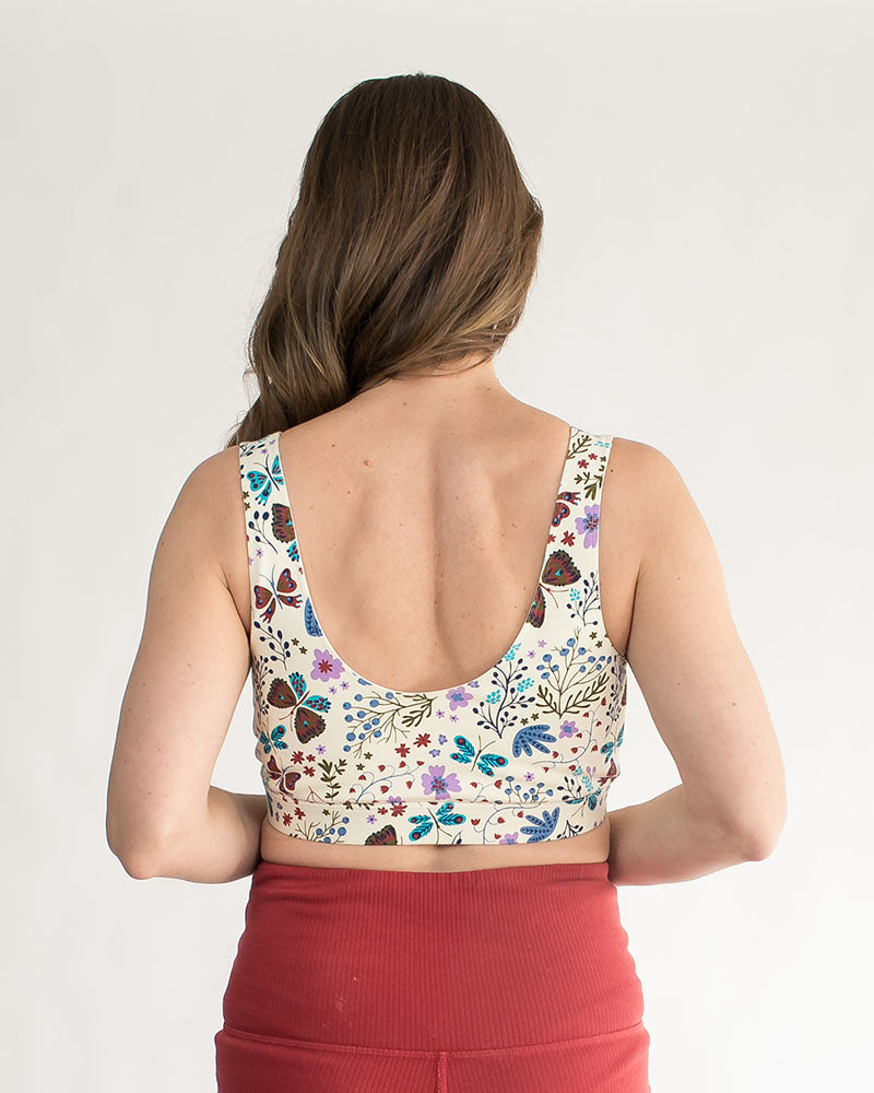 Nursing, Maternity & Beyond Bralette in Botanical Floral - FINAL SALE