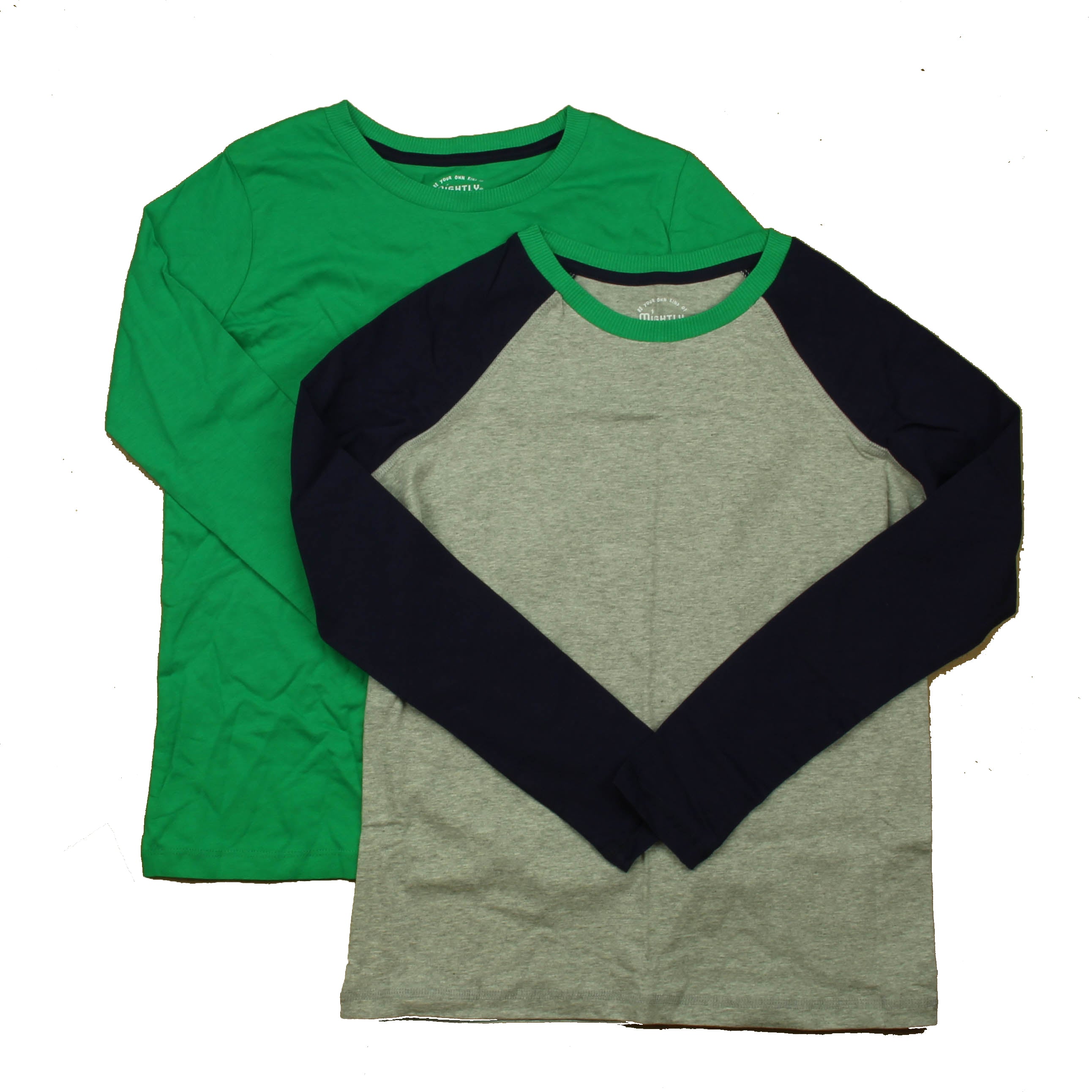 Pre-owned Gray | Navy | Green T-Shirt size: 12 Years