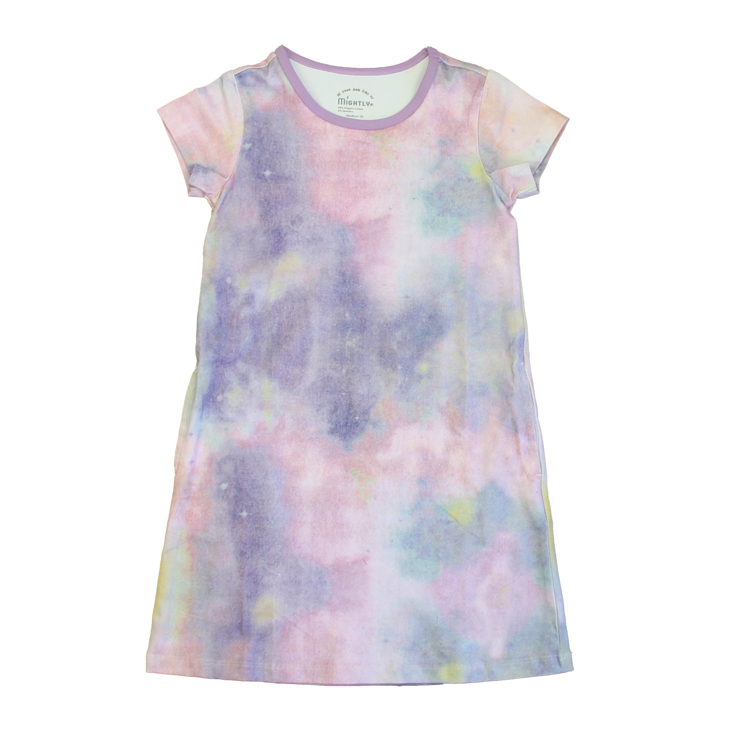 Pre-owned Purple | Pink Tie Dye Dress size: 6-14 Years Purple | Pink Tie Dye