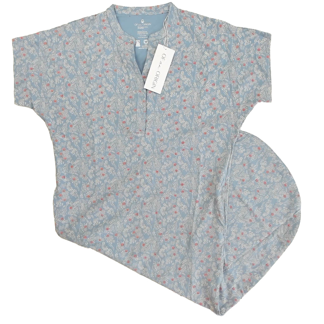 Pre-owned Blue Floral Dress size: Adult XS-XL Blue Floral