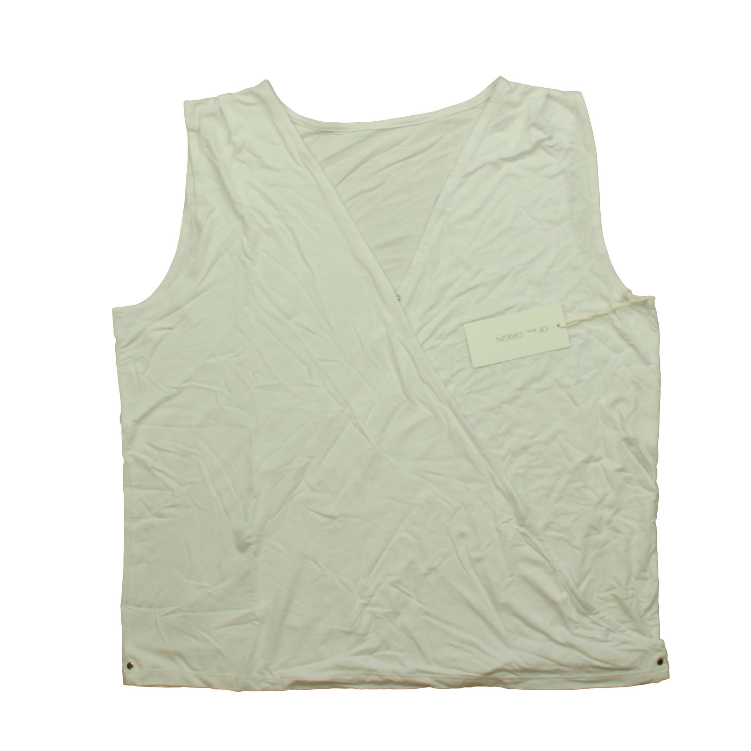 Pre-owned White Tank Top size: Adult XS-XL White