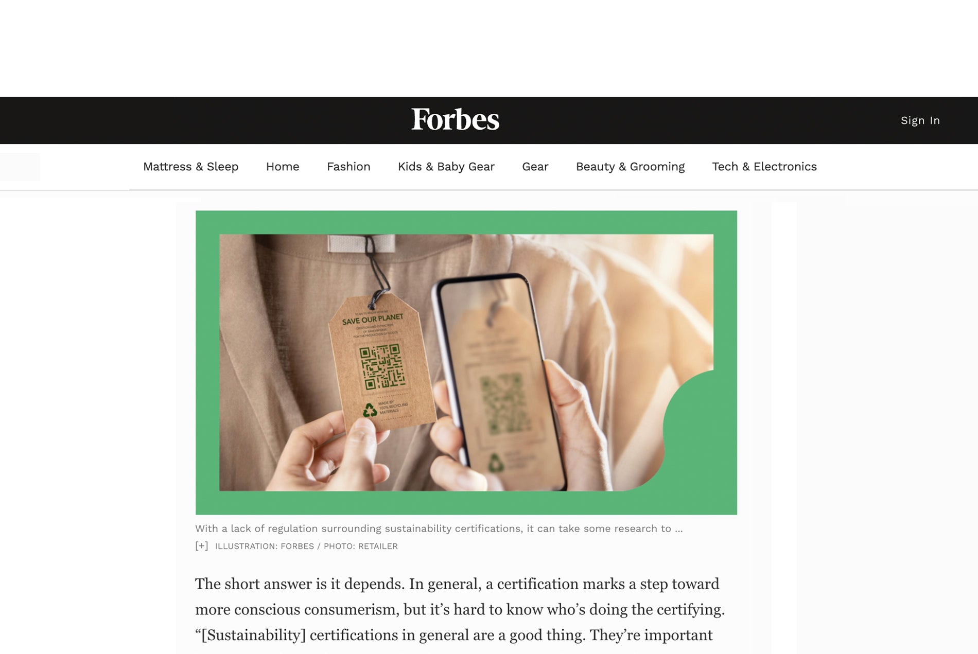 What Does A Sustainability Certification Really Mean?