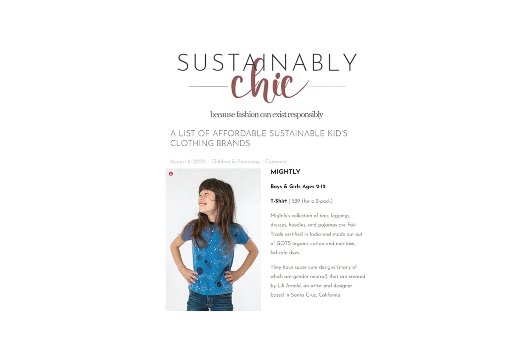 Sustainably Chic