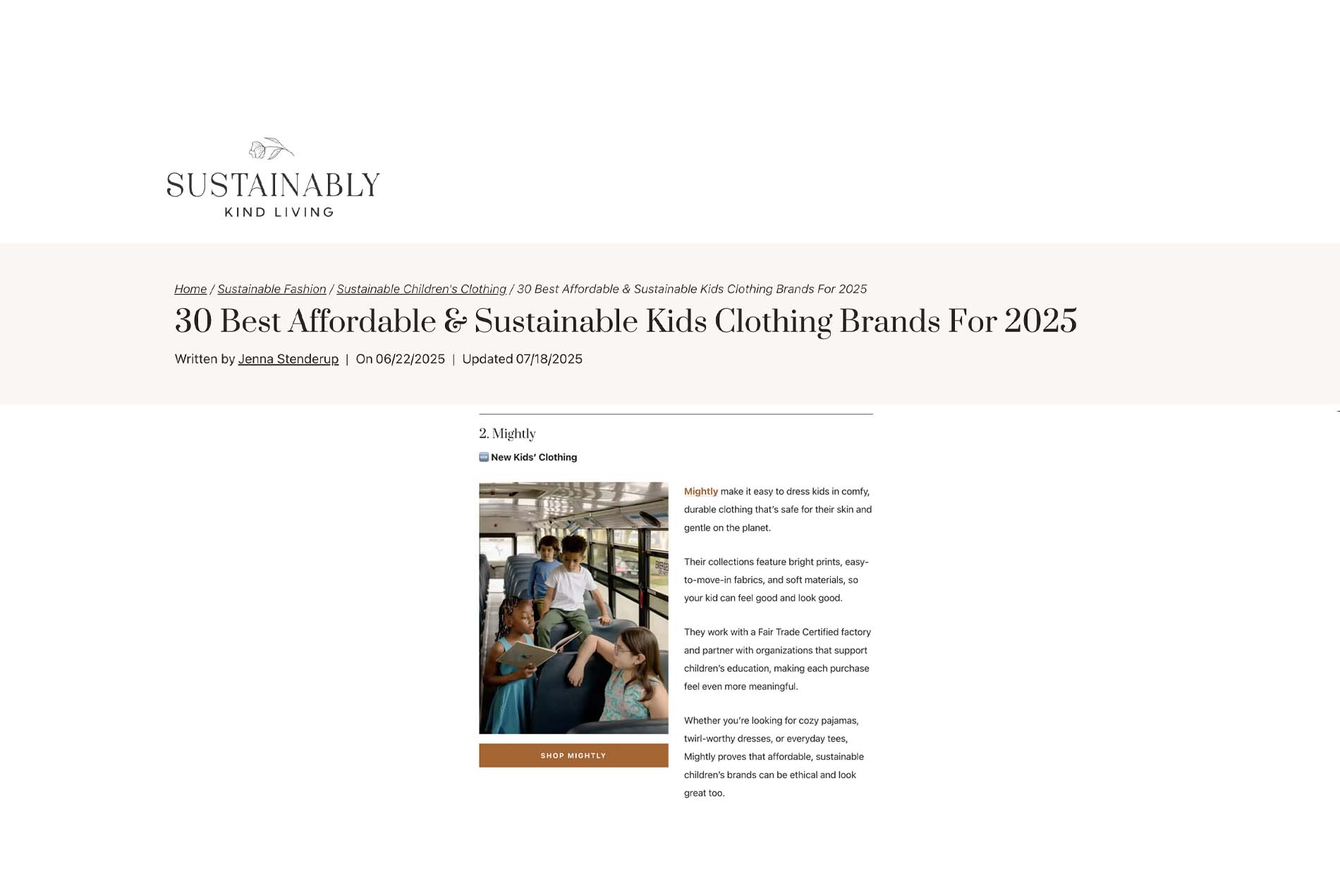 30 Best Affordable & Sustainable Kids Clothing Brands For 2025