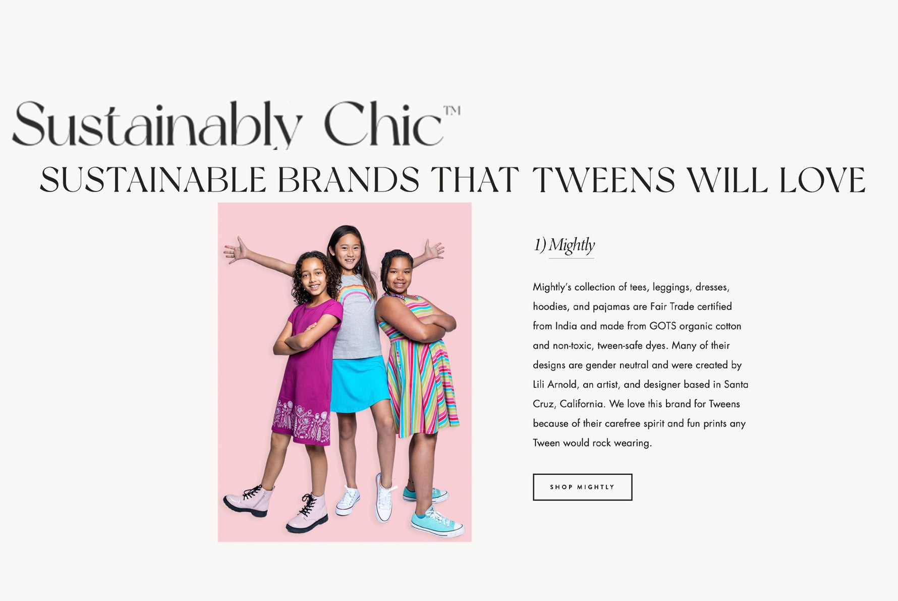 Sustainably Chic