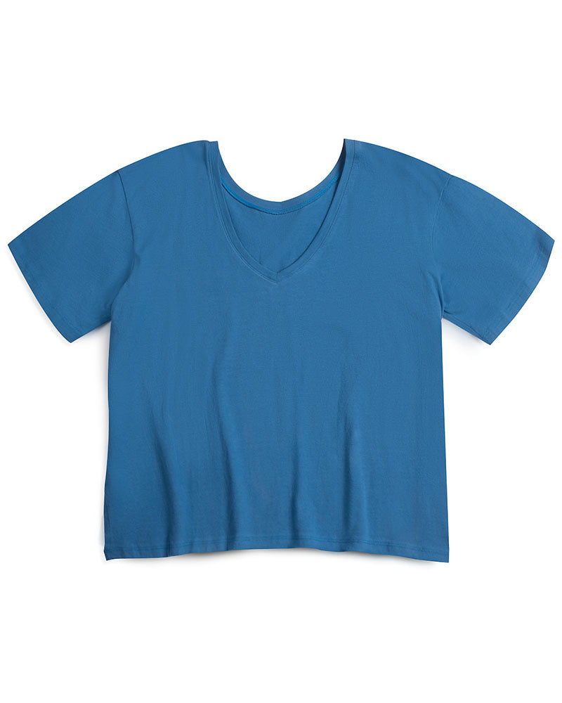 Every Day, Every Way Nursing-friendly V-Neck Tee: Fall Colors
