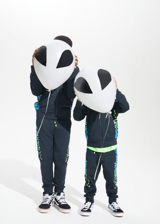 Dissolving Pixel Active Zip Hoodie - FINAL SALETOPSRockets of Awesome