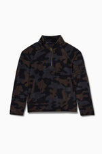 Camo Polar Fleece Half ZipTOPSRockets of Awesome