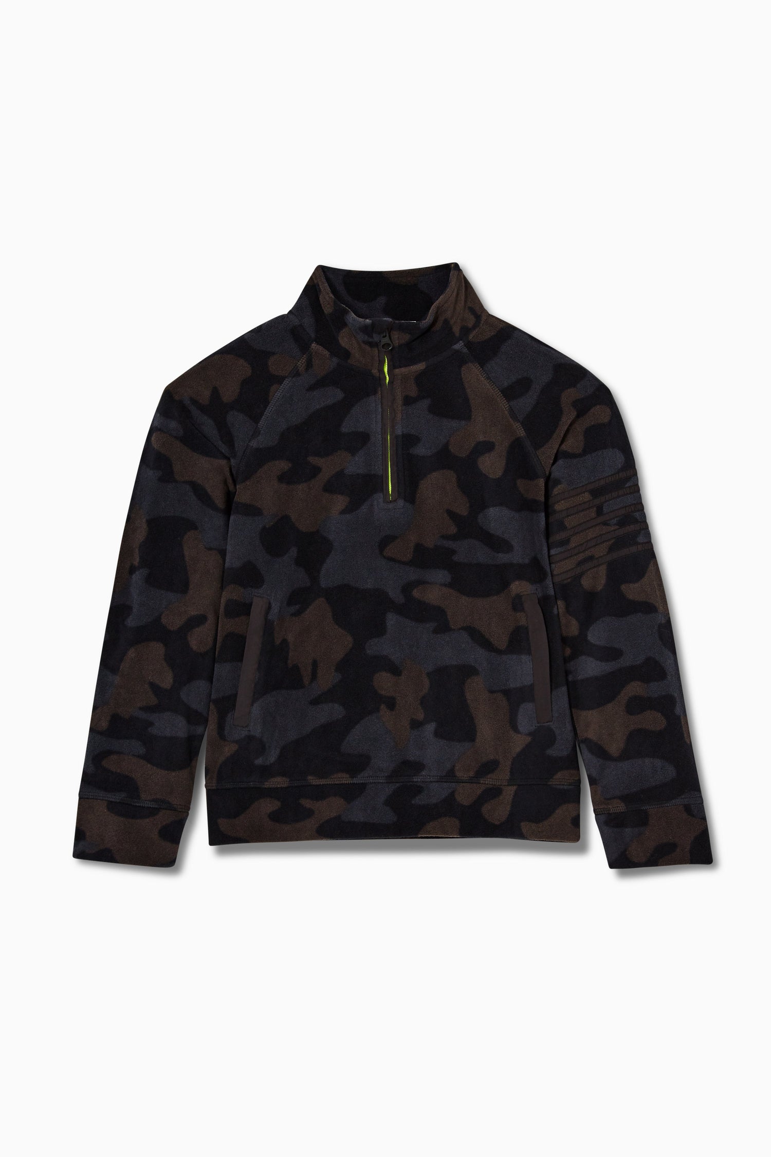 Camo Polar Fleece Half ZipTOPSRockets of Awesome