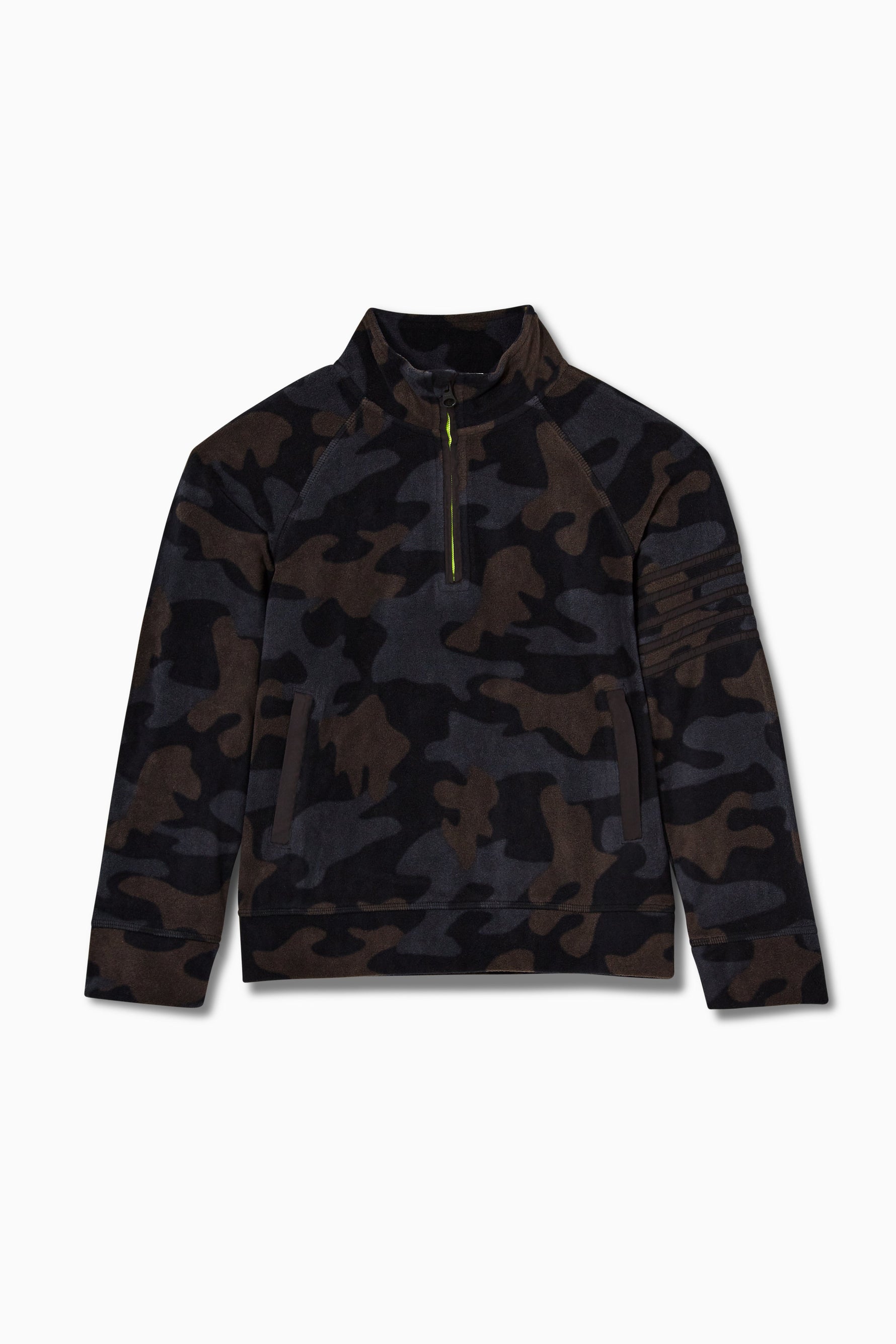 Camo Polar Fleece Half ZipTOPSRockets of Awesome