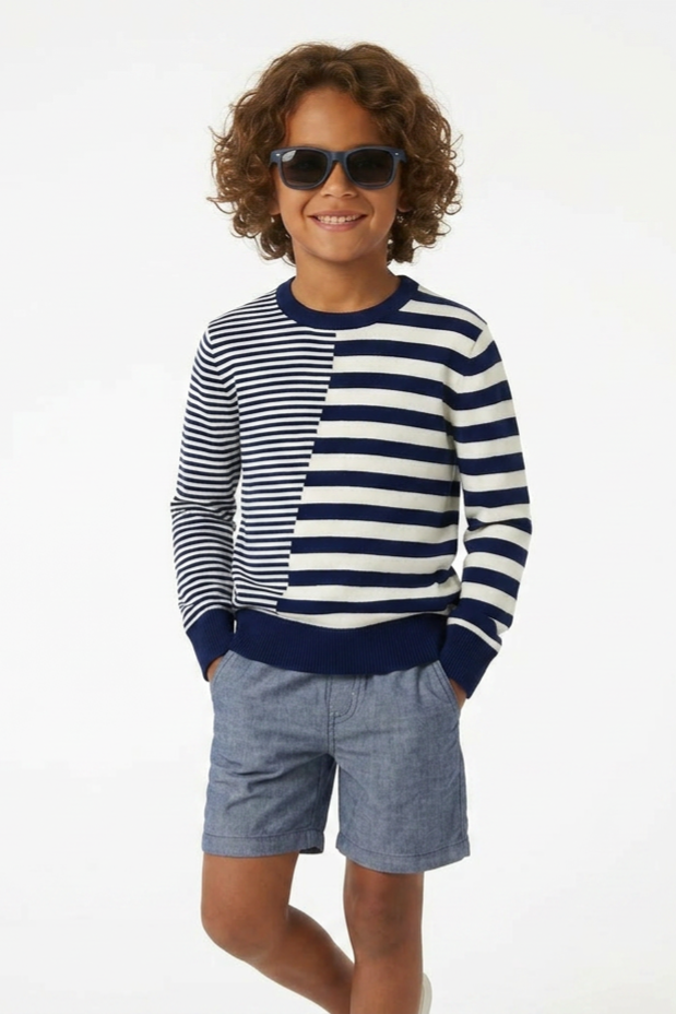 Super Soft Double Striped Sweater