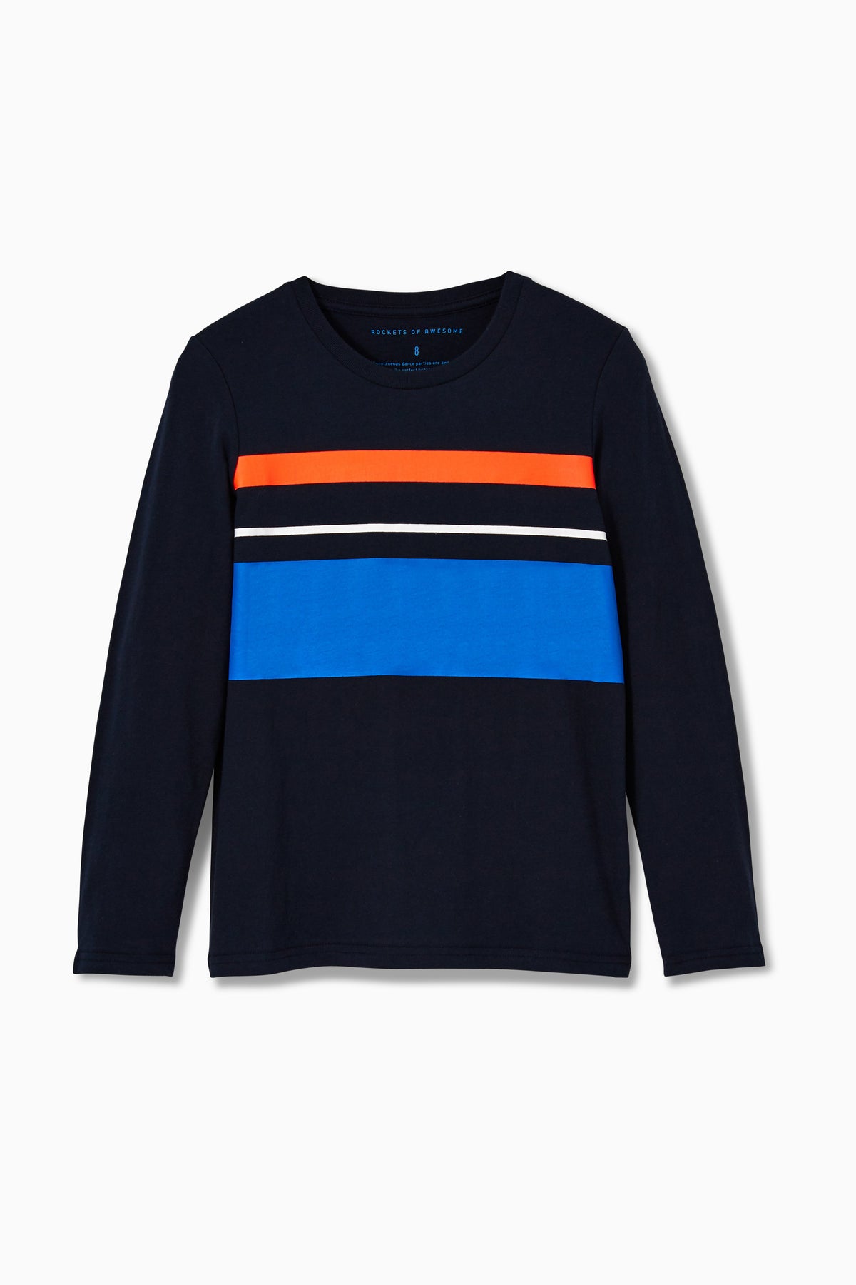 Easy Stripe Long Sleeve TeeTOPSRockets of Awesome
