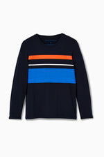 Easy Stripe Long Sleeve TeeTOPSRockets of Awesome