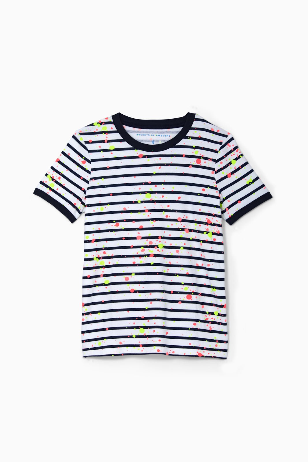 Splatter Stripe Ringer Tee - FINAL SALETOPSRockets of Awesome