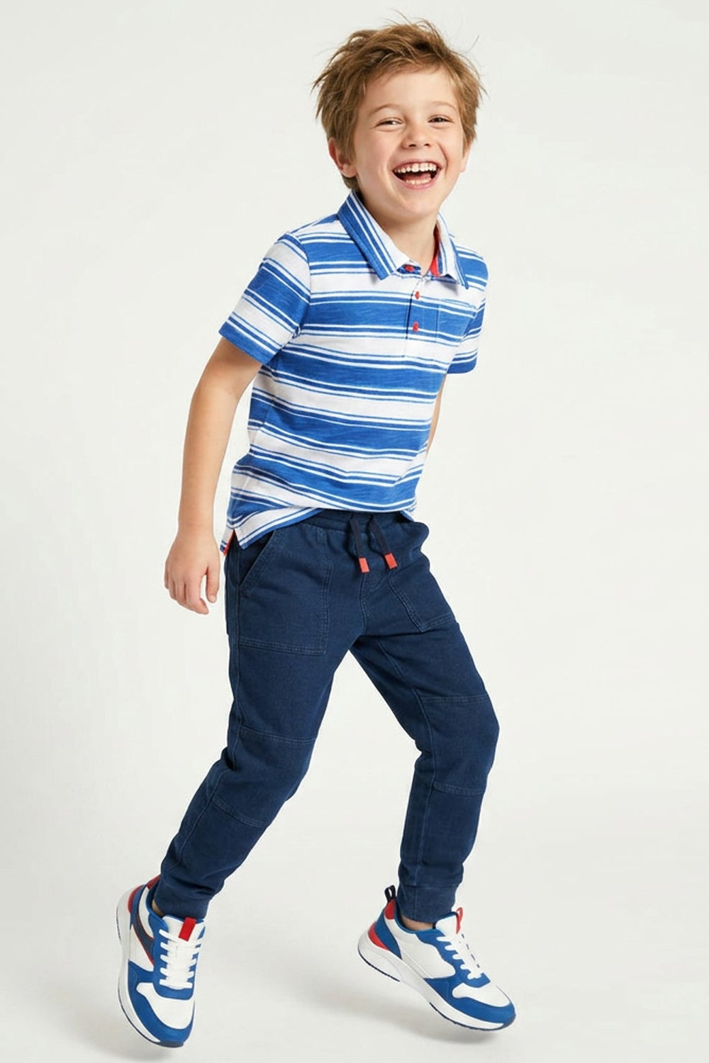 Striped Pocket Polo