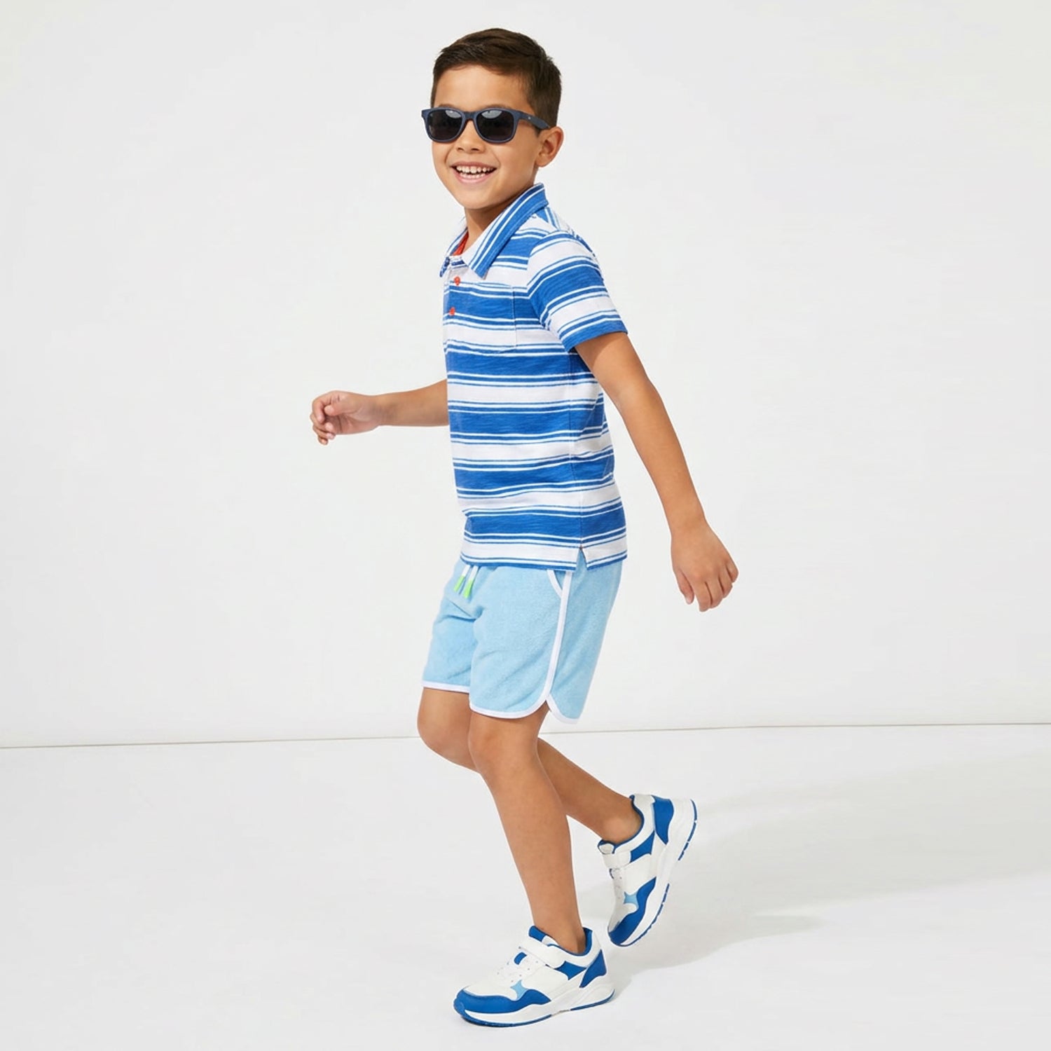 Striped Pocket Polo