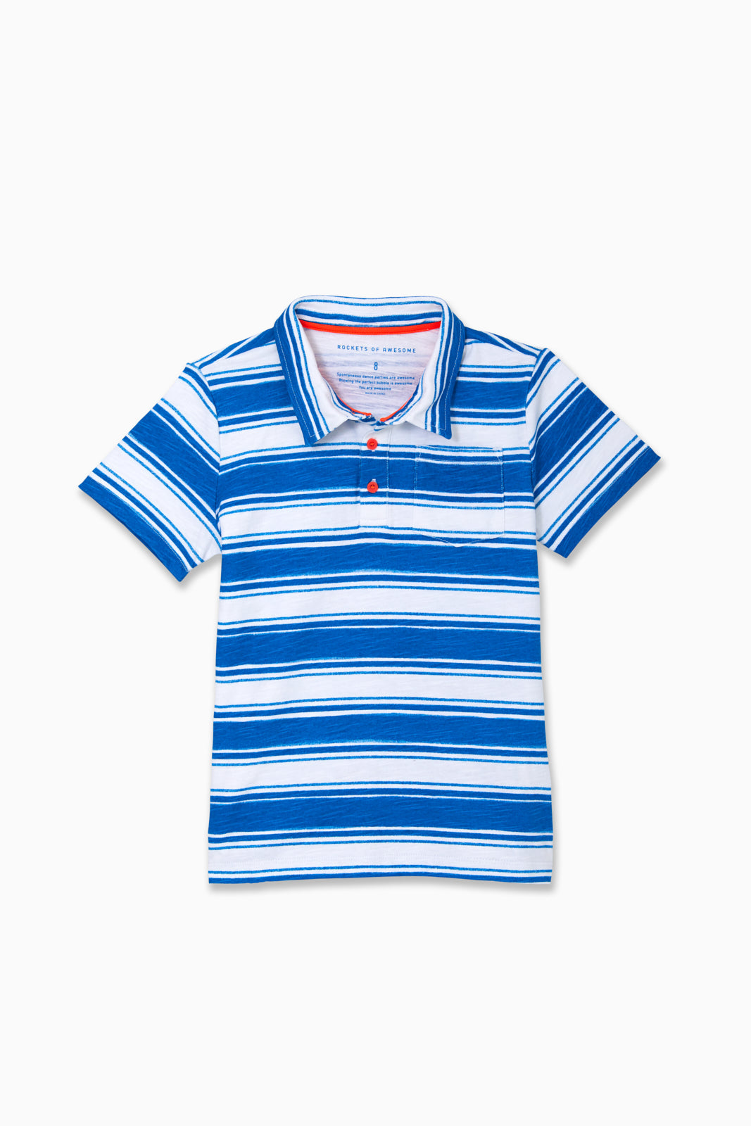 Striped Pocket Polo
