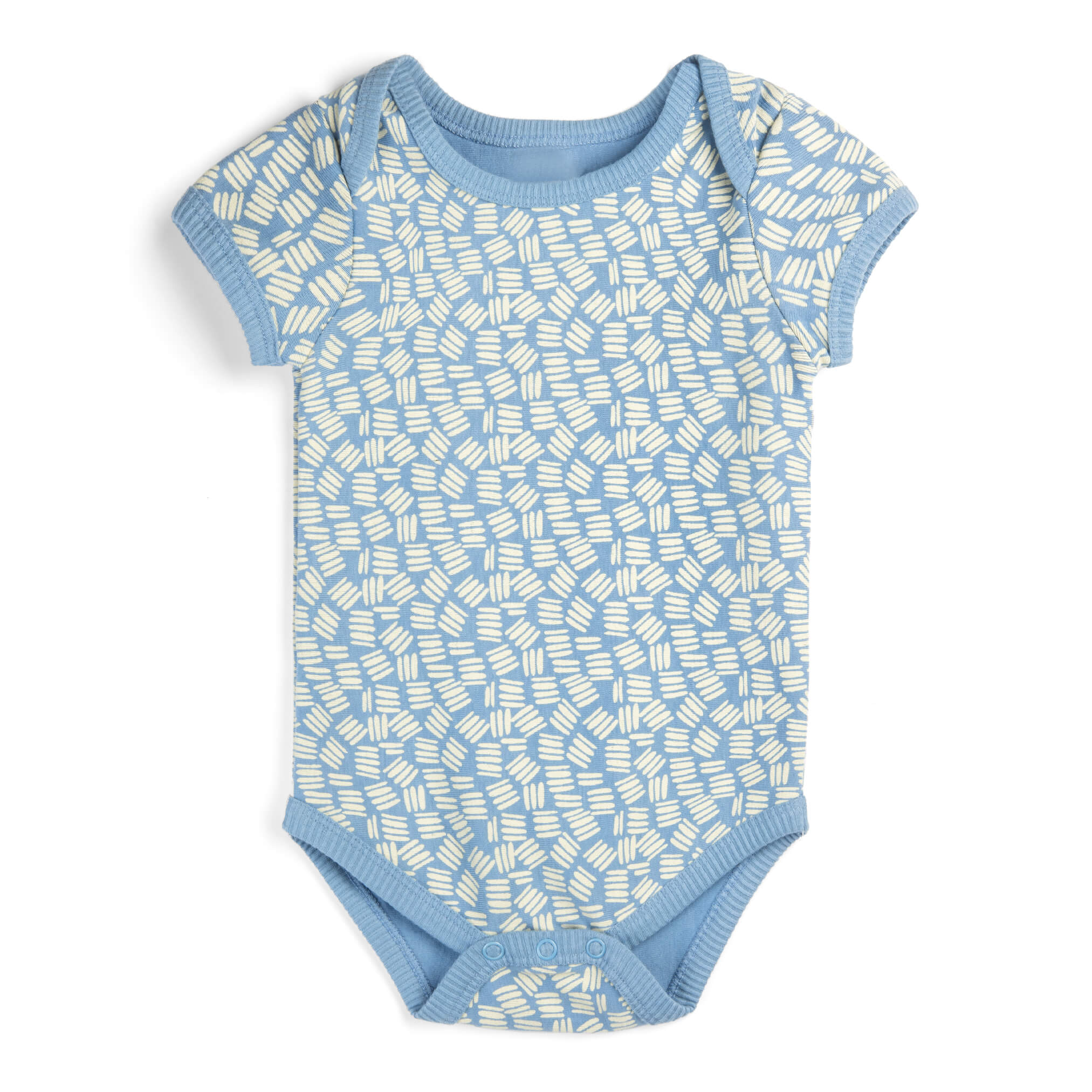 100% Organic Cotton Short Sleeve Baby Bodysuits