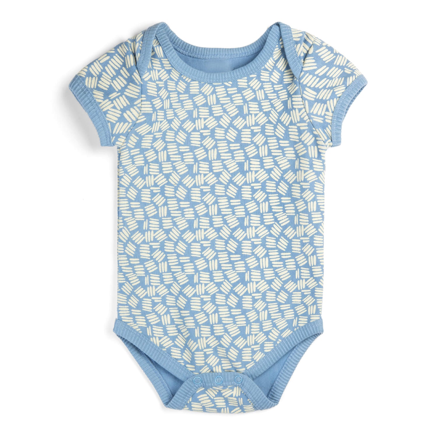 Organic Cotton Baby Bodysuit + Pant Bundle: Chambray