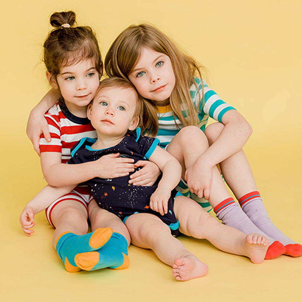 3 Pack of 100% Organic Cotton Baby Bodysuits