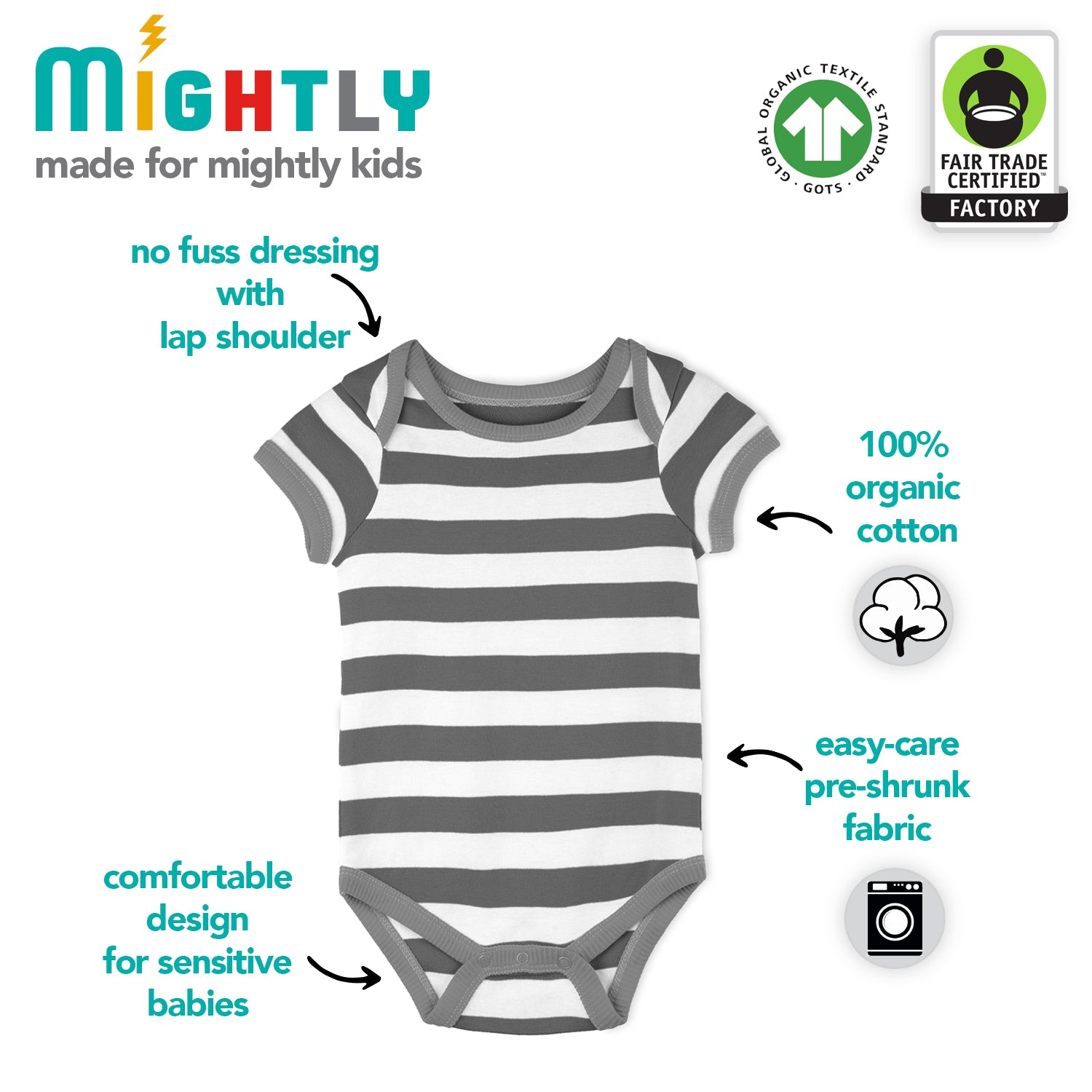 Organic Cotton Baby Bodysuit: Bundle and Save