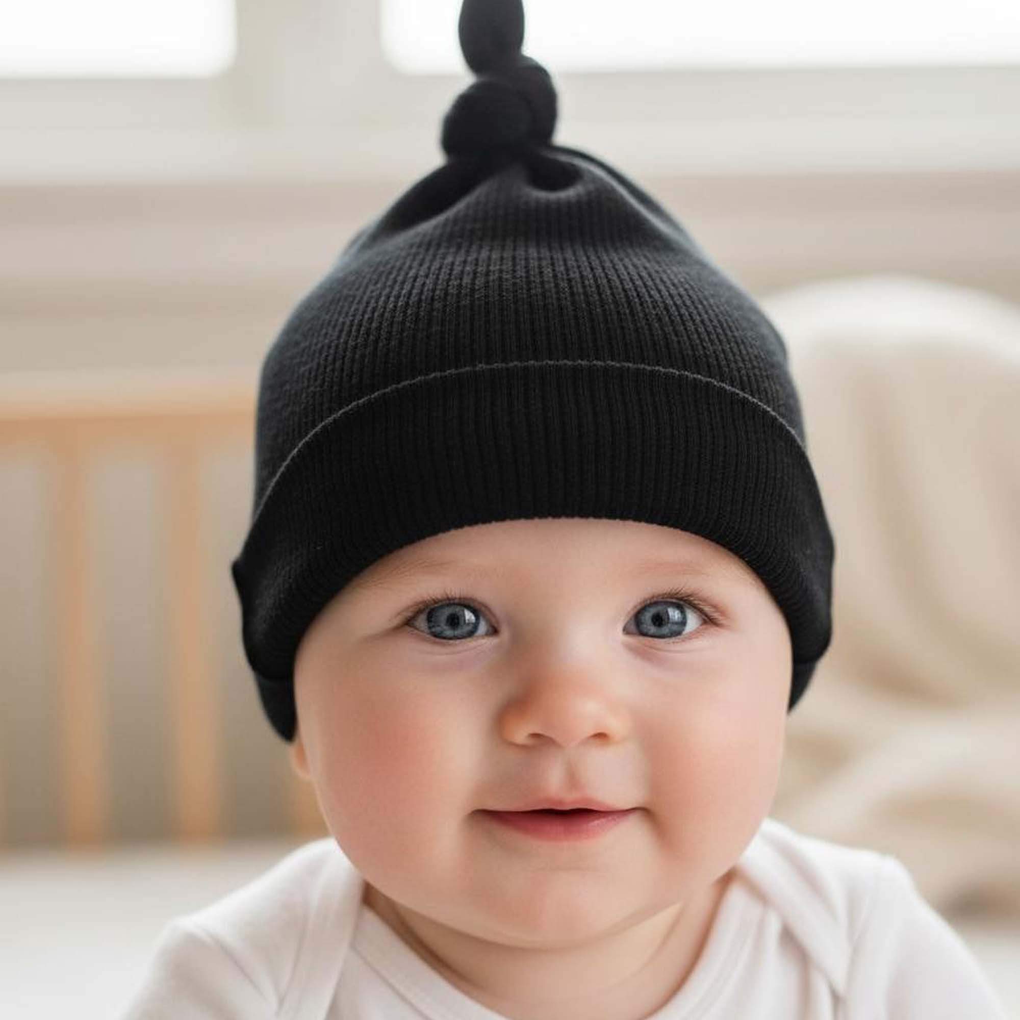 Organic Cotton Baby Beanie - FINAL SALE
