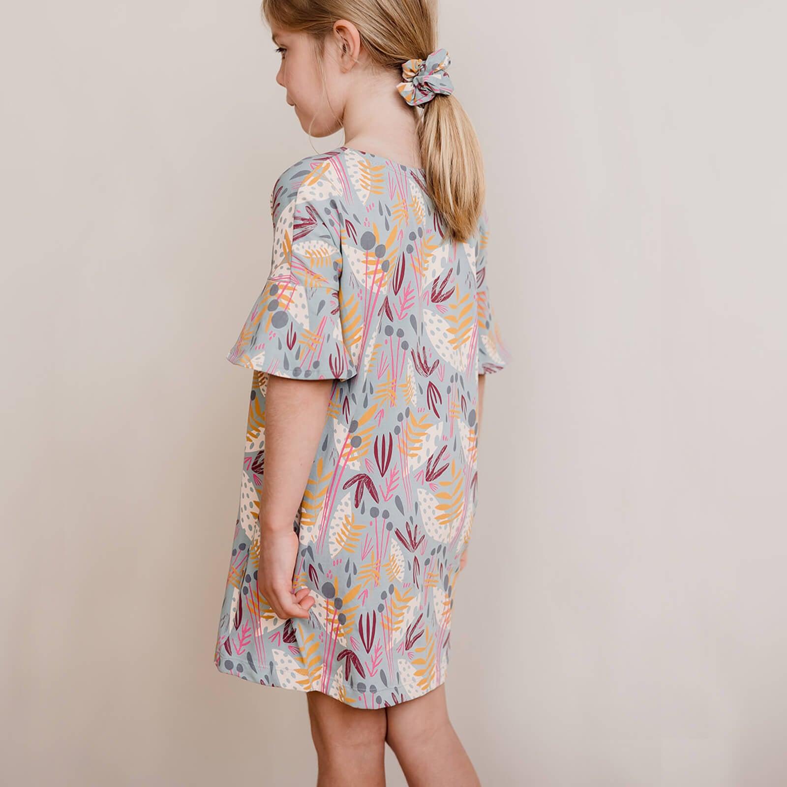 childrens organic cotton dresses Mightly Girls Fair Trade Organic Cotton Cascade Dress
