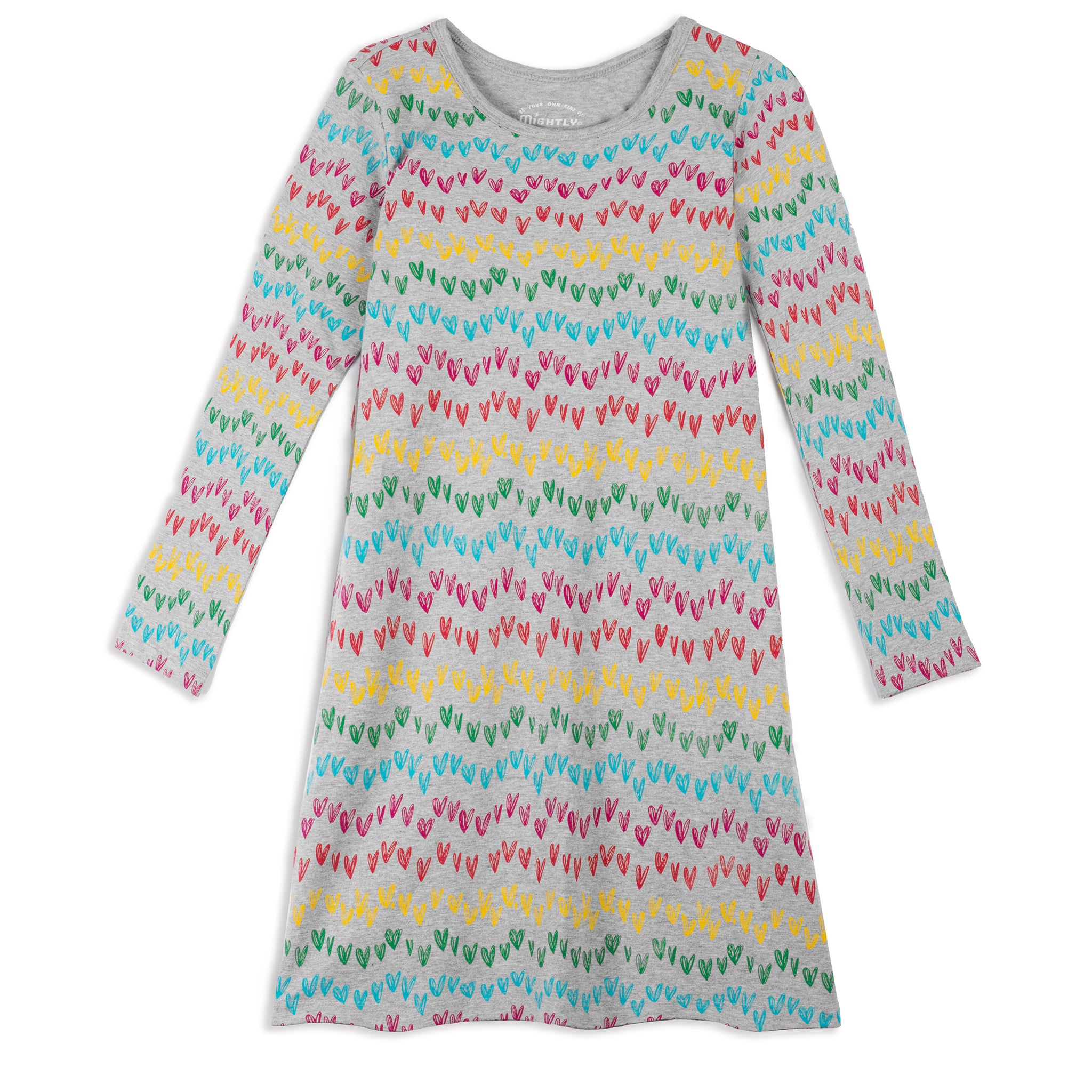 Organic Cotton Long Sleeve T-Shirt Dresses for Kids FINAL SALE
