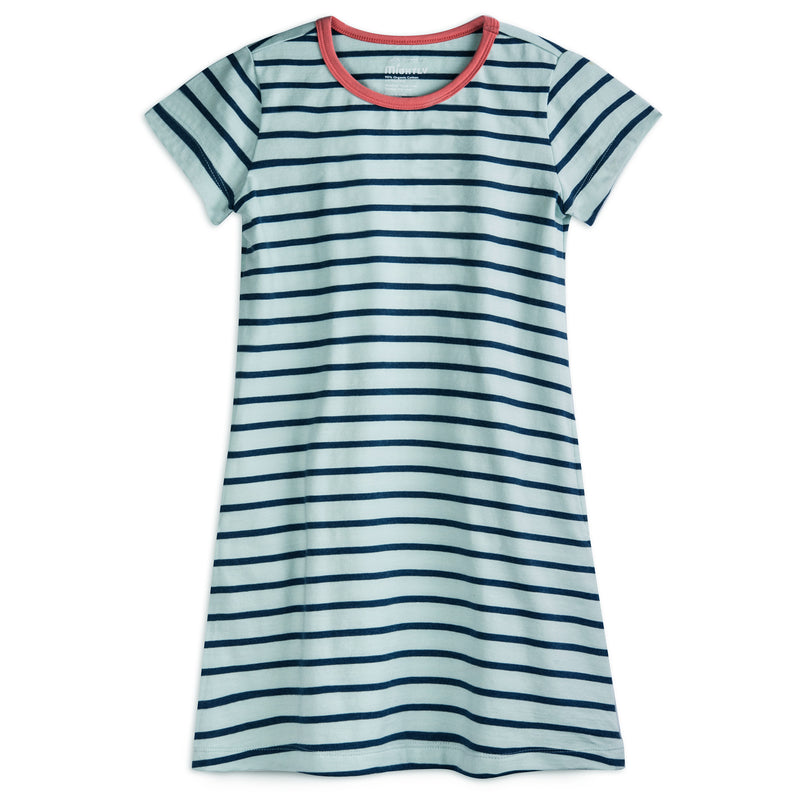 Organic Cotton Short Sleeve T-Shirt Dresses for Kids