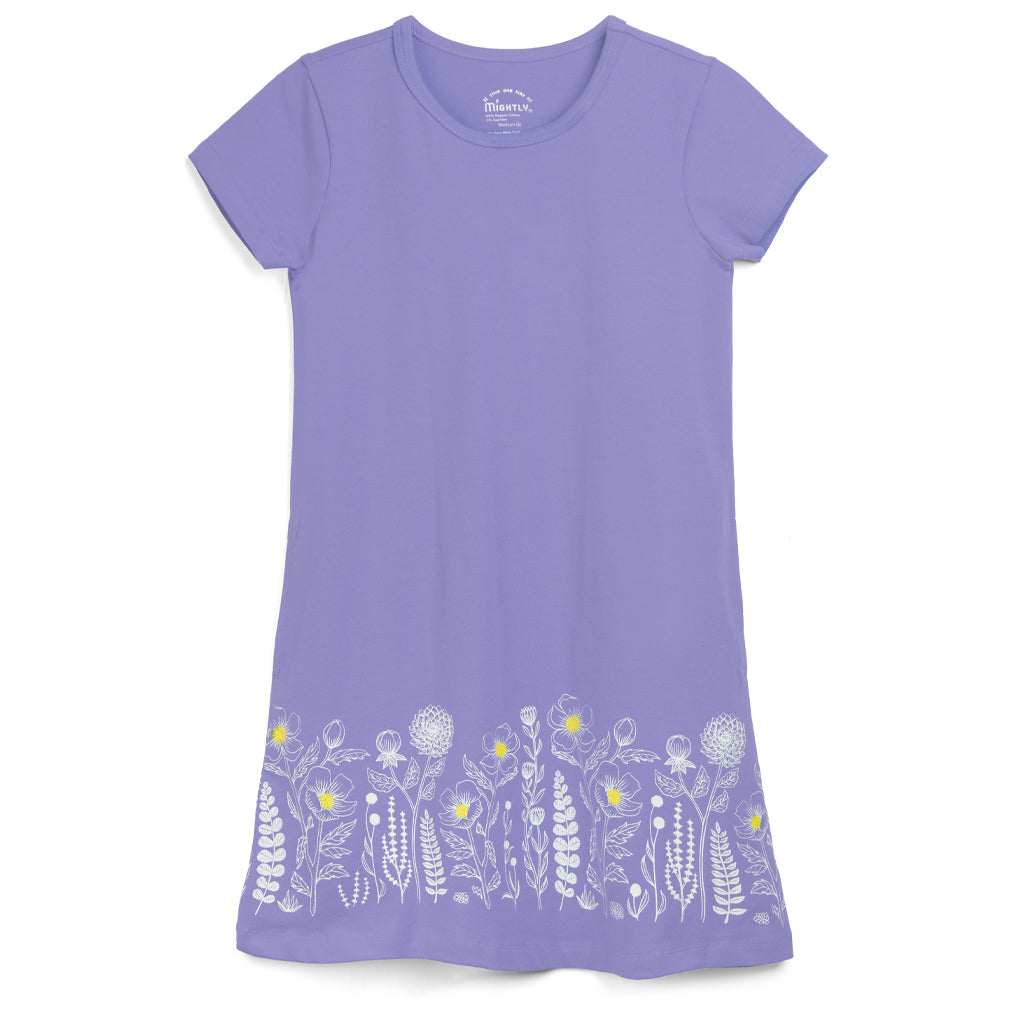 Kids Organic Cotton T-Shirt Dress - Mightly