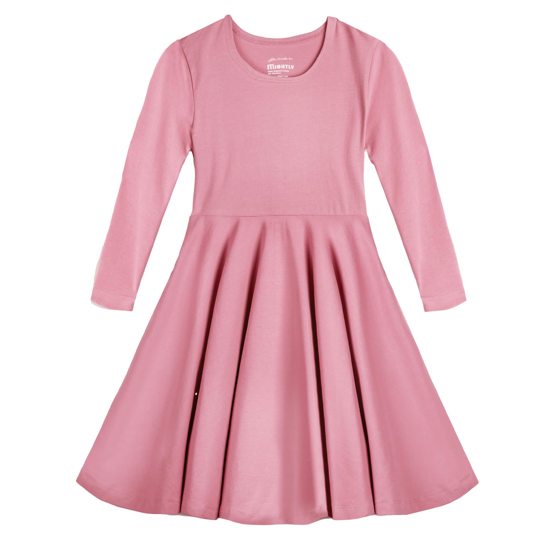 Organic Cotton 3/4 Sleeve Twirl Design: Core Colors – Mightly