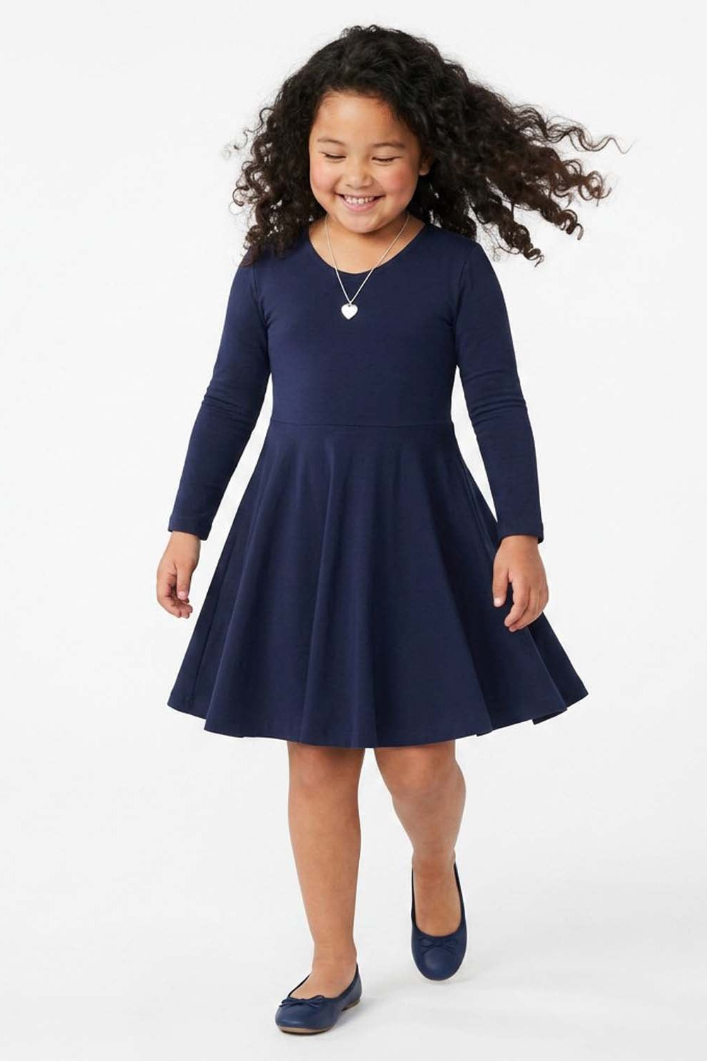 Organic Cotton 3/4 Sleeve Twirl Design: Core Colors