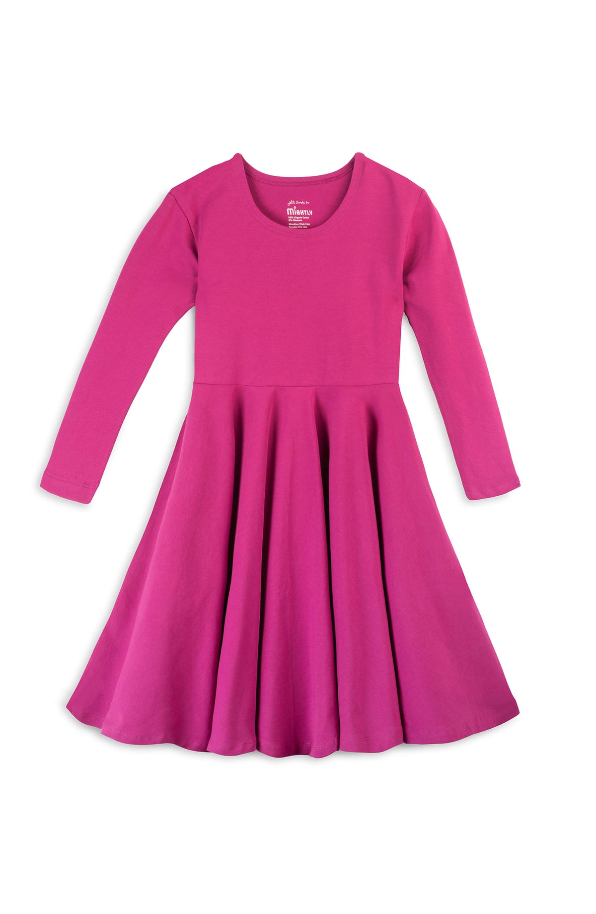 Organic Cotton 3/4 Sleeve Twirl Design: Core Colors