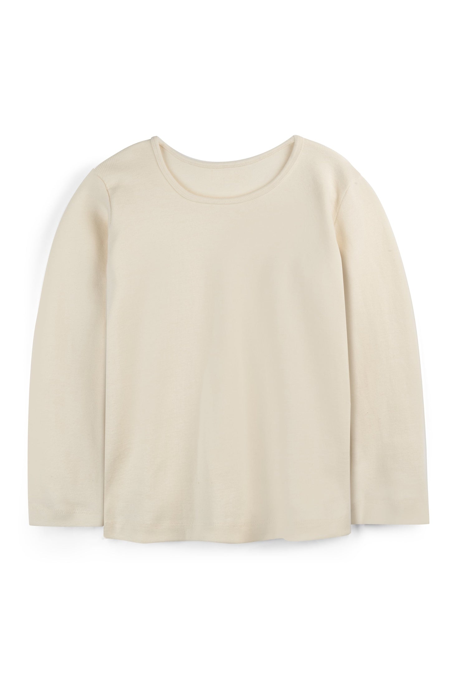 Organic Cotton Kids Rib Knit Long Sleeve Tee