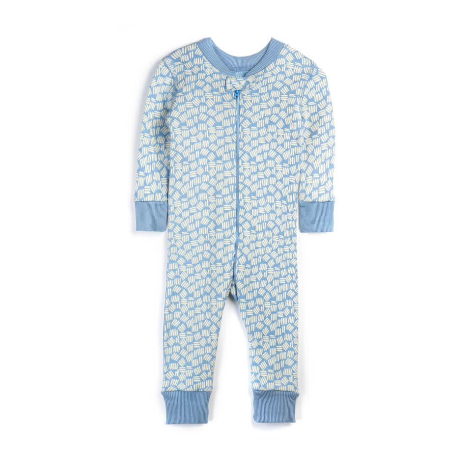 100% Organic Cotton One-piece Baby Pajamas