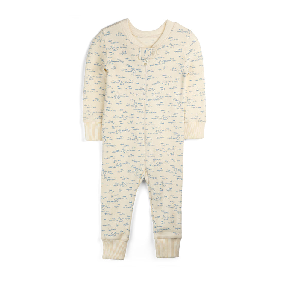 100% Organic Cotton One-piece Baby Pajamas: Bloom & Burrow Collection