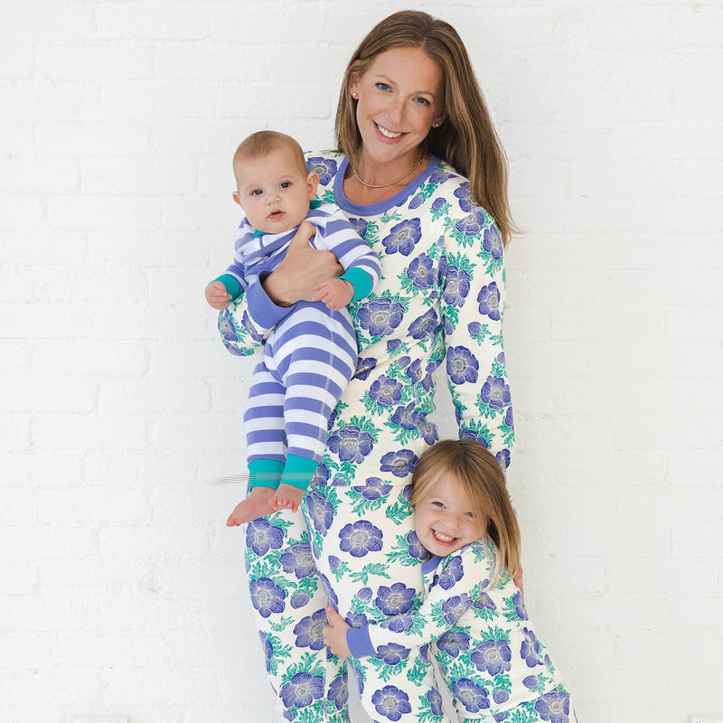 Soft and stylish baby pajamas adorned with charming motifs for a peaceful night's sleep