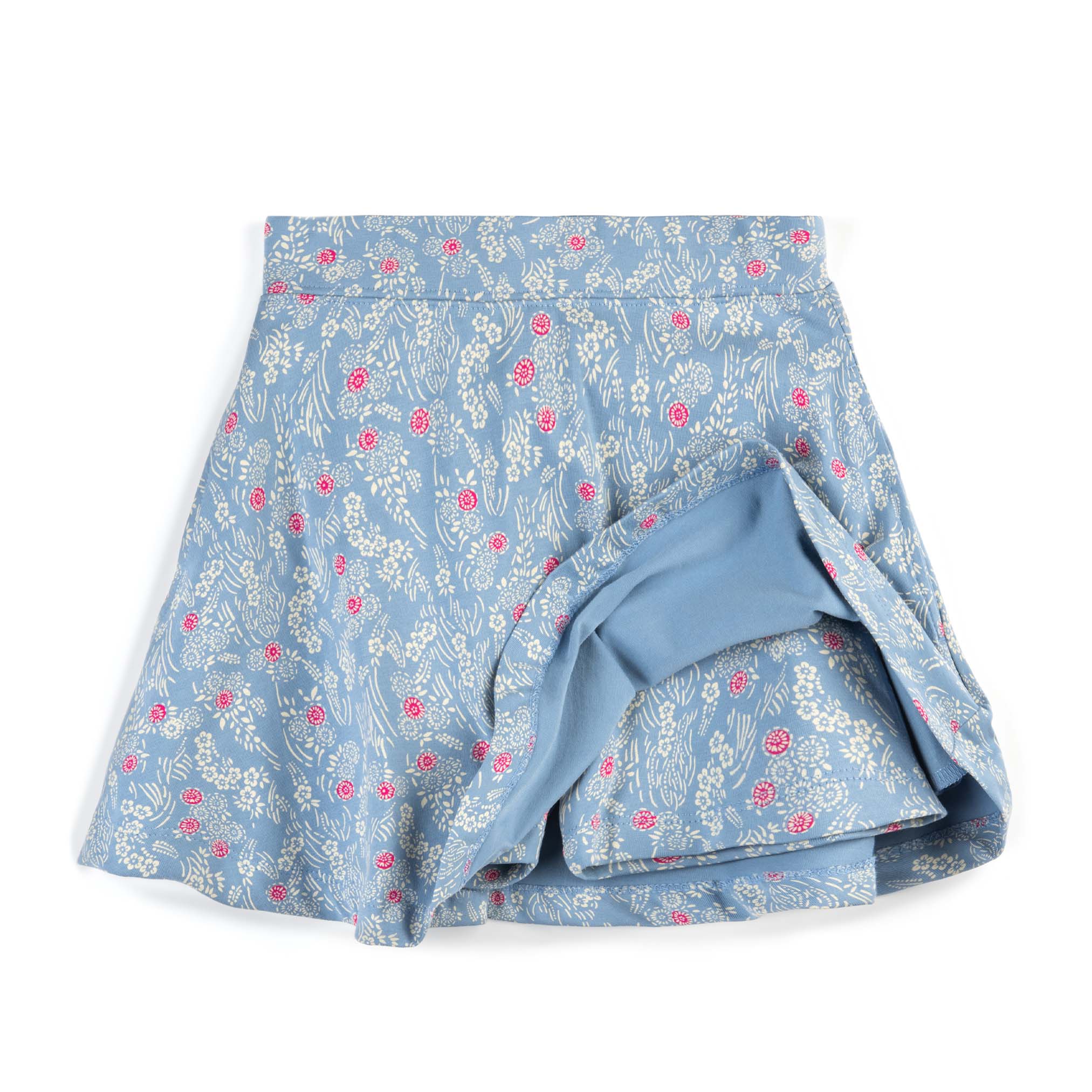 Kids Skort with Pockets: Cherry Blossom