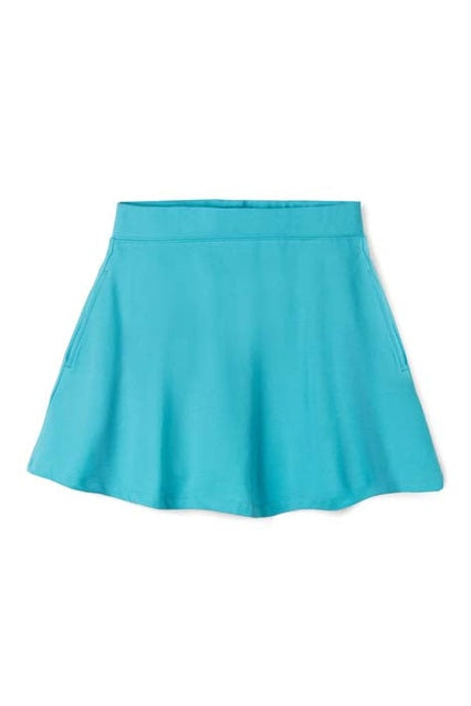 girls turquoise skirt on white background 