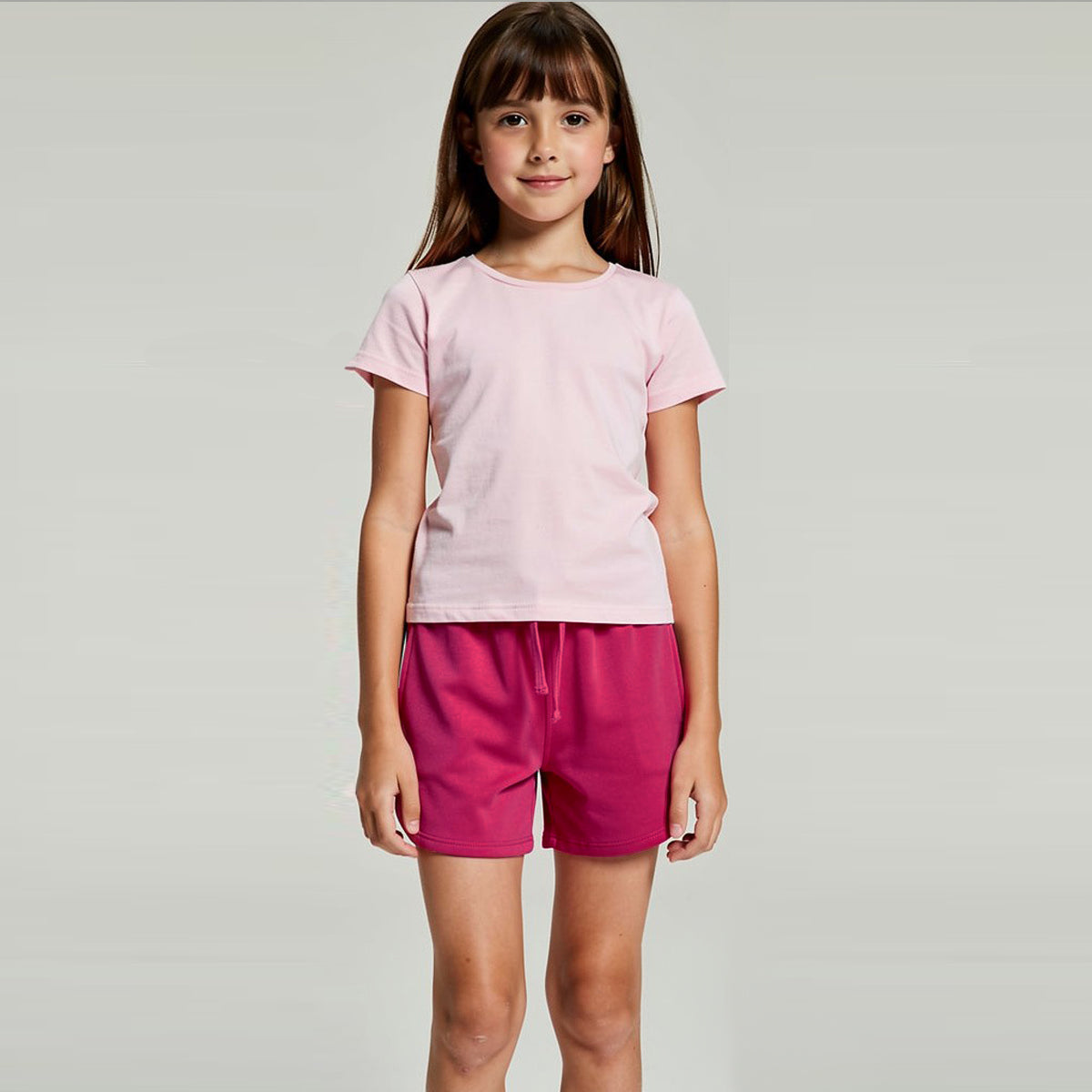 Kids Shorts: Organic Cotton Drawstring Track Shorts