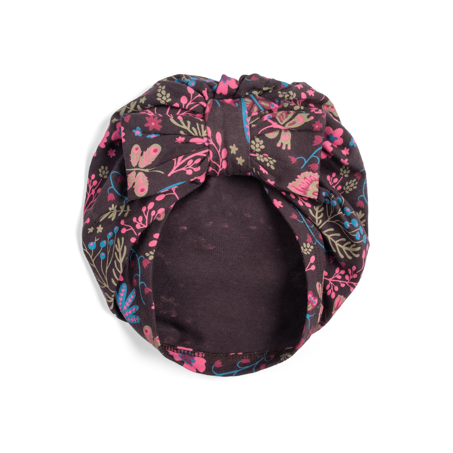 Organic Cotton Baby Bow Turban: Flower Child