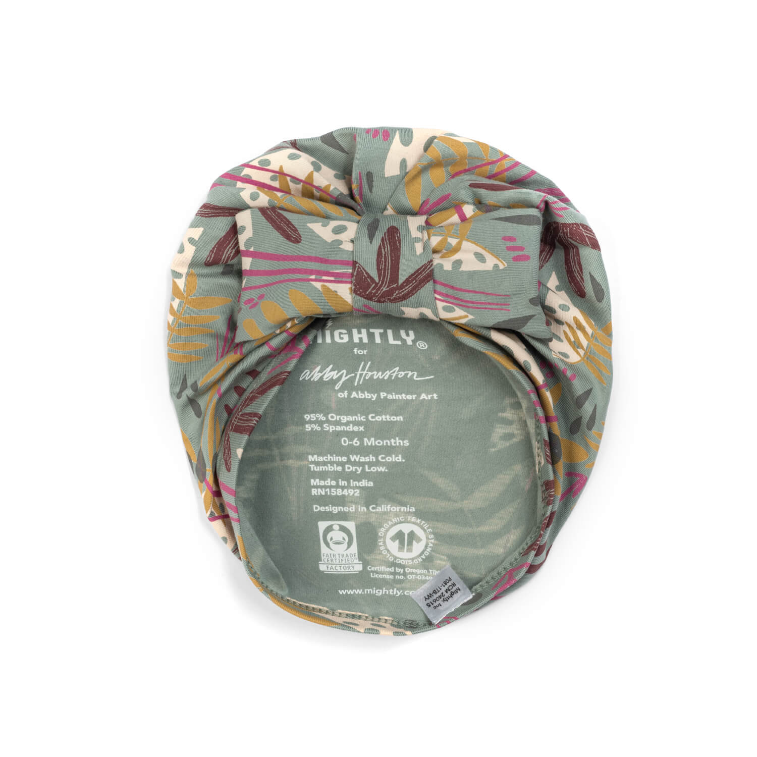 Baby Hat 3 Pack Gift Set with Reusable Fabric Gift Bag