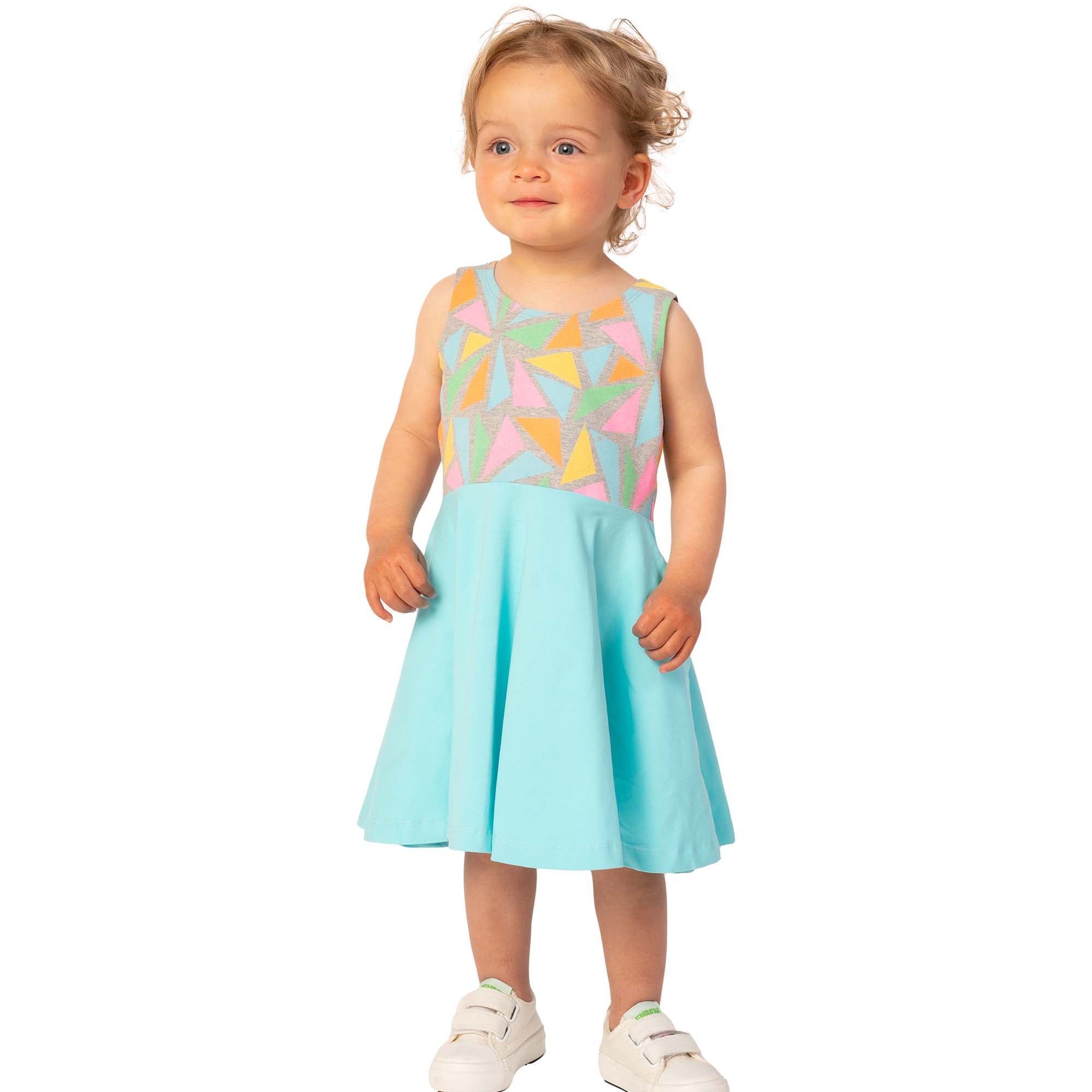 Toddler Sleeveless Twirl Dress: FINAL SALE