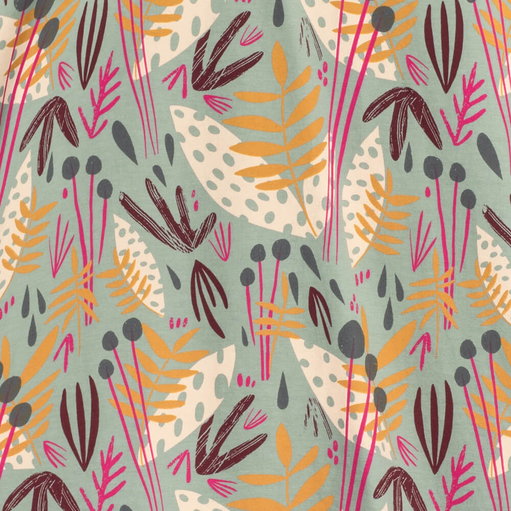 Kids Organic Cotton Short Sleeve Twirl Dress: Whimsy