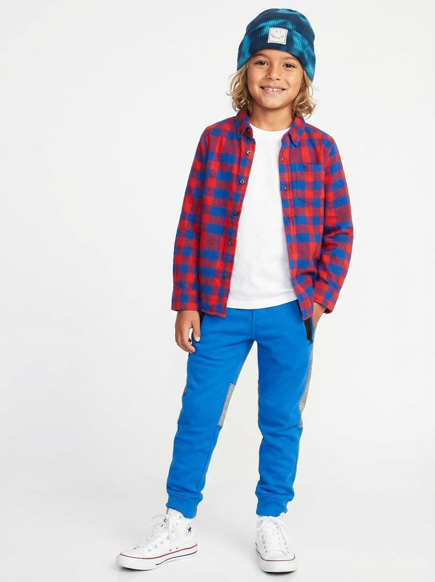 Uneven Plaid Shirt