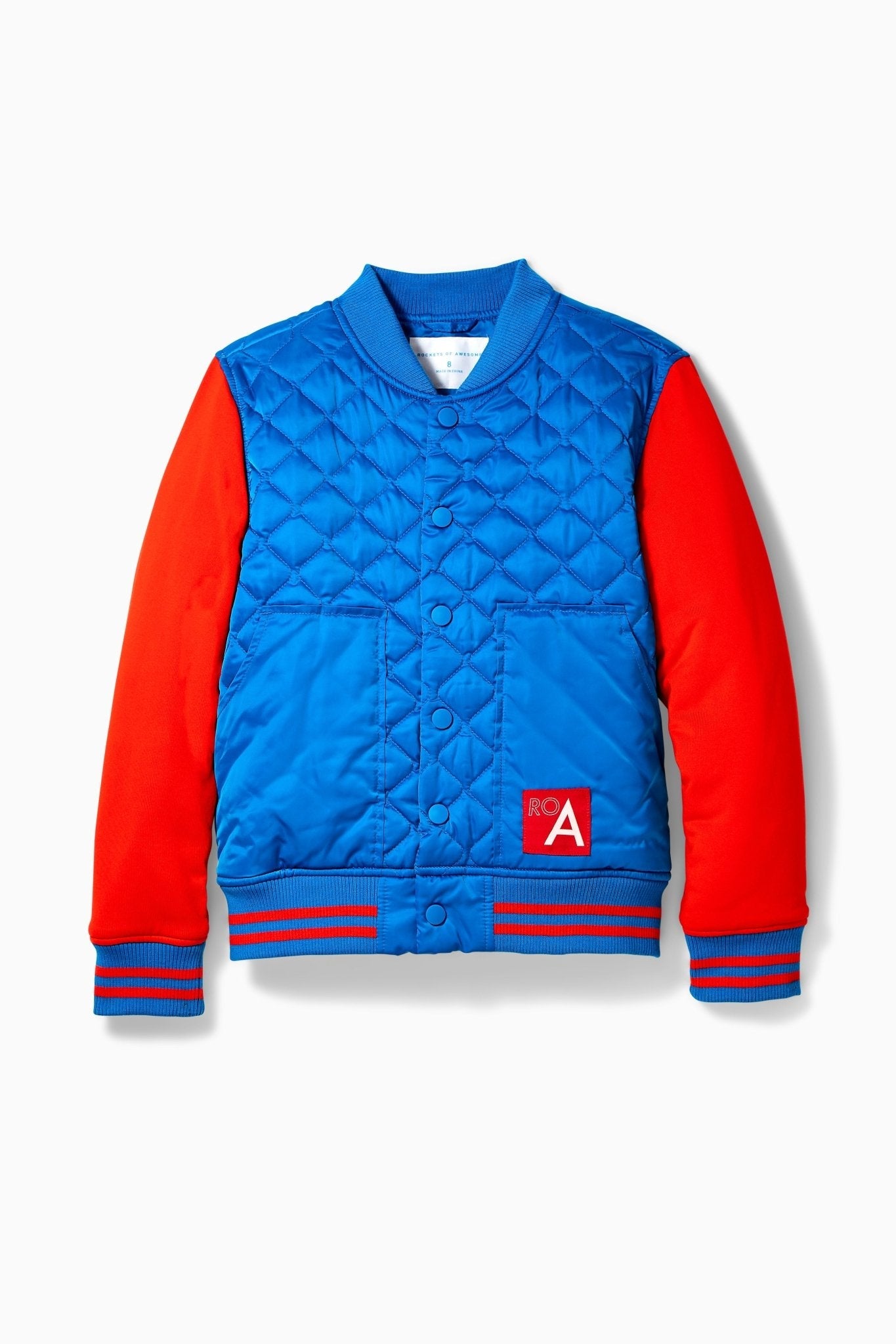Quilted Baseball BomberOUTERWEARRockets of Awesome