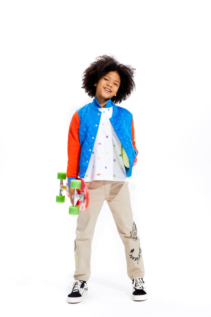 Quilted Baseball BomberOUTERWEARRockets of Awesome
