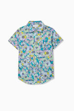 Frog Prince Floral Button Down - FINAL SALETOPSRockets of Awesome