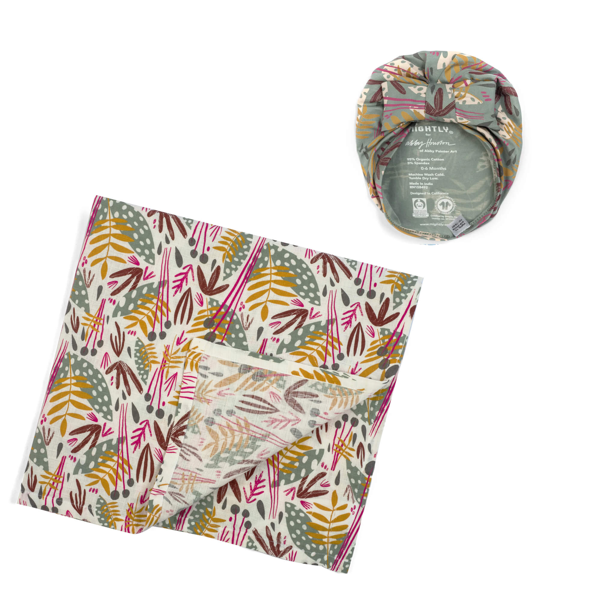 Baby Hat and Blanket Gift Set: Whimsy